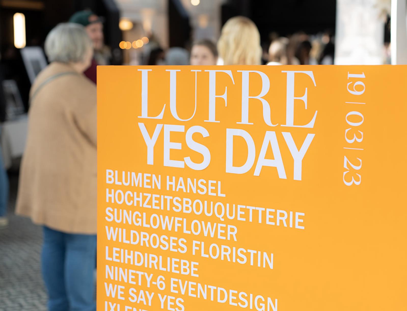 Schnappschuss der Hochzeits-Messe im Lufre